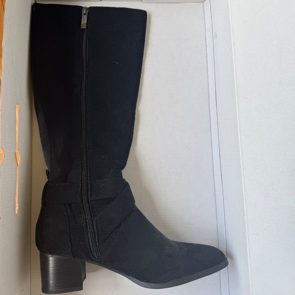 NEW Maia Maelie Boot Tall Black Anne Klein - Picture 3 of 8